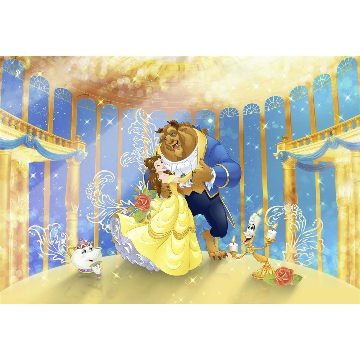 Papier Fototapete - Beauty and the Beast - Größe 368 x 254 cm