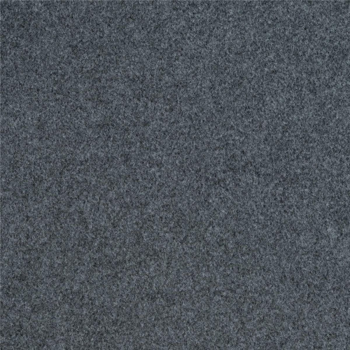 Teppichfliesen 50 x 50 cm MAINE SL Velours Grau 925 uni
