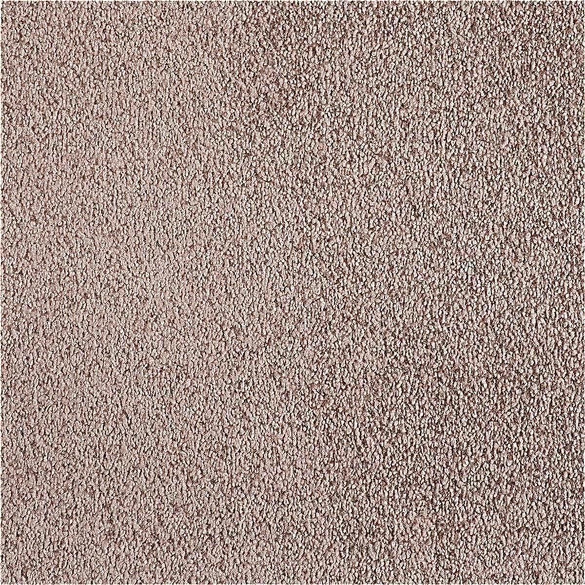 Teppichfliesen 25 x 100 cm selbsthaftend INFLOOR-GIRLOON Cosy-MO Beige 861 uni