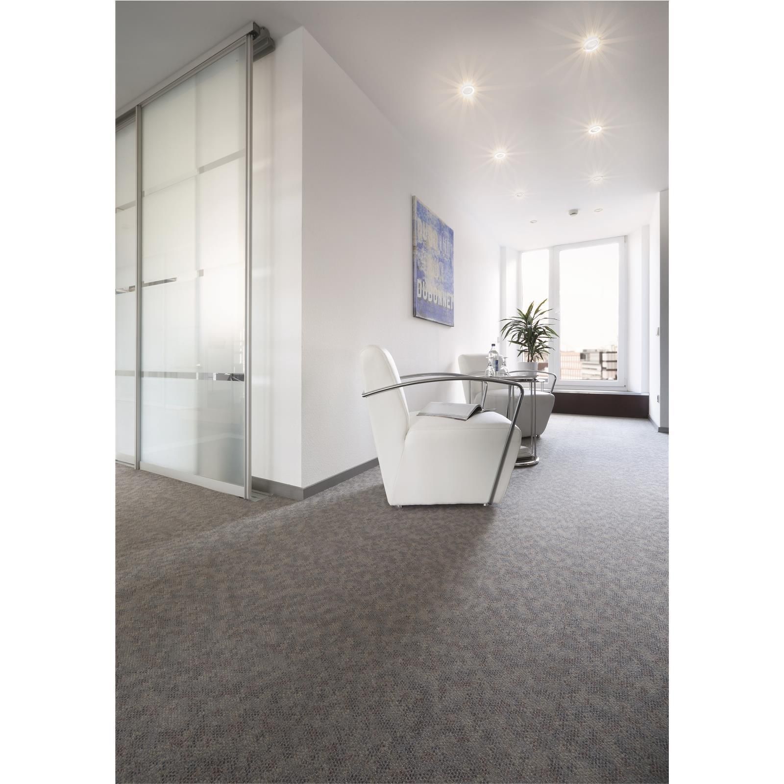 Teppichboden INFLOOR-GIRLOON Caprice Velours Blau 330 tuftgemustert - Rollenbreite 400 cm