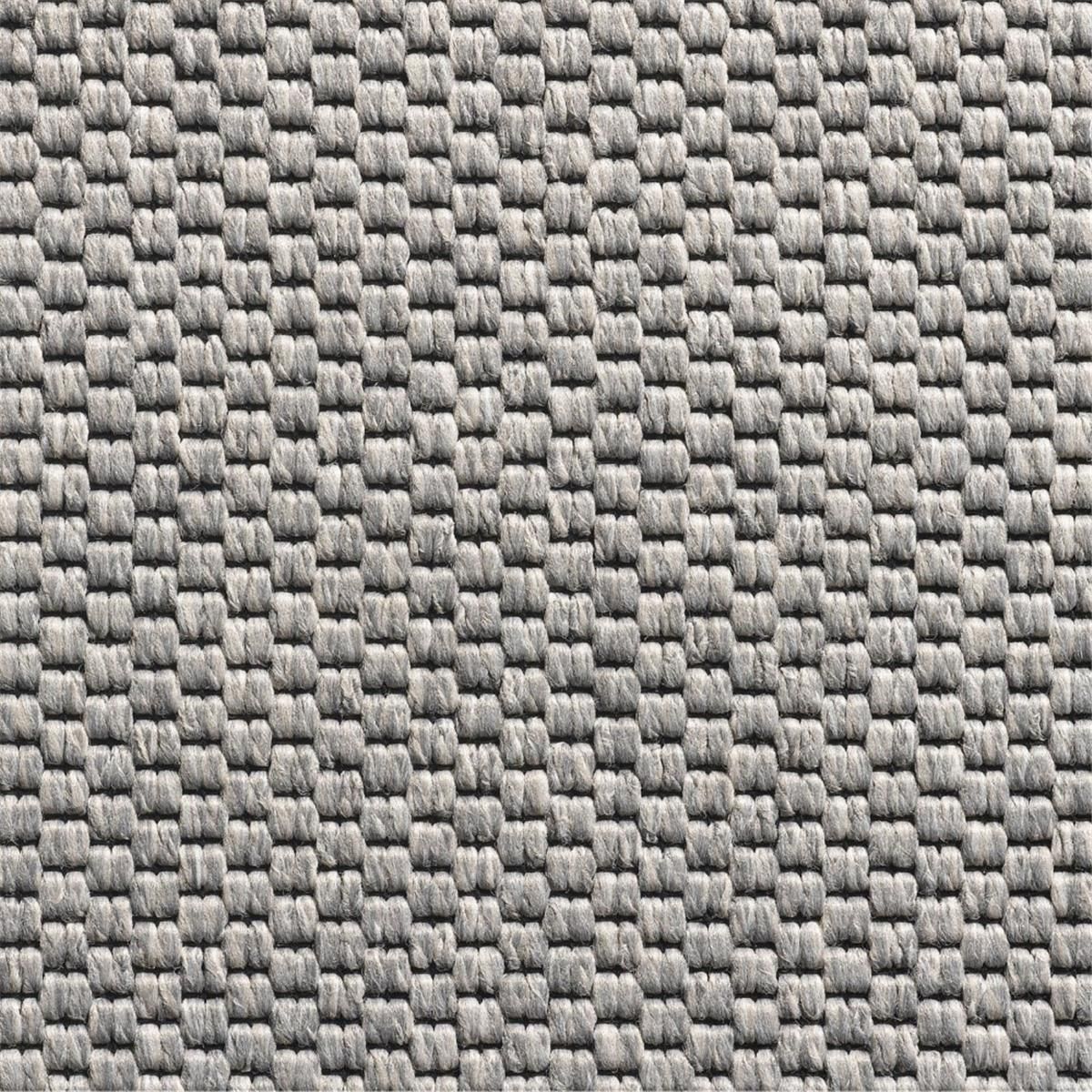 Teppichboden Gewebt Silbergrau 3423 Lima ITC uni - Rollenbreite 400 cm