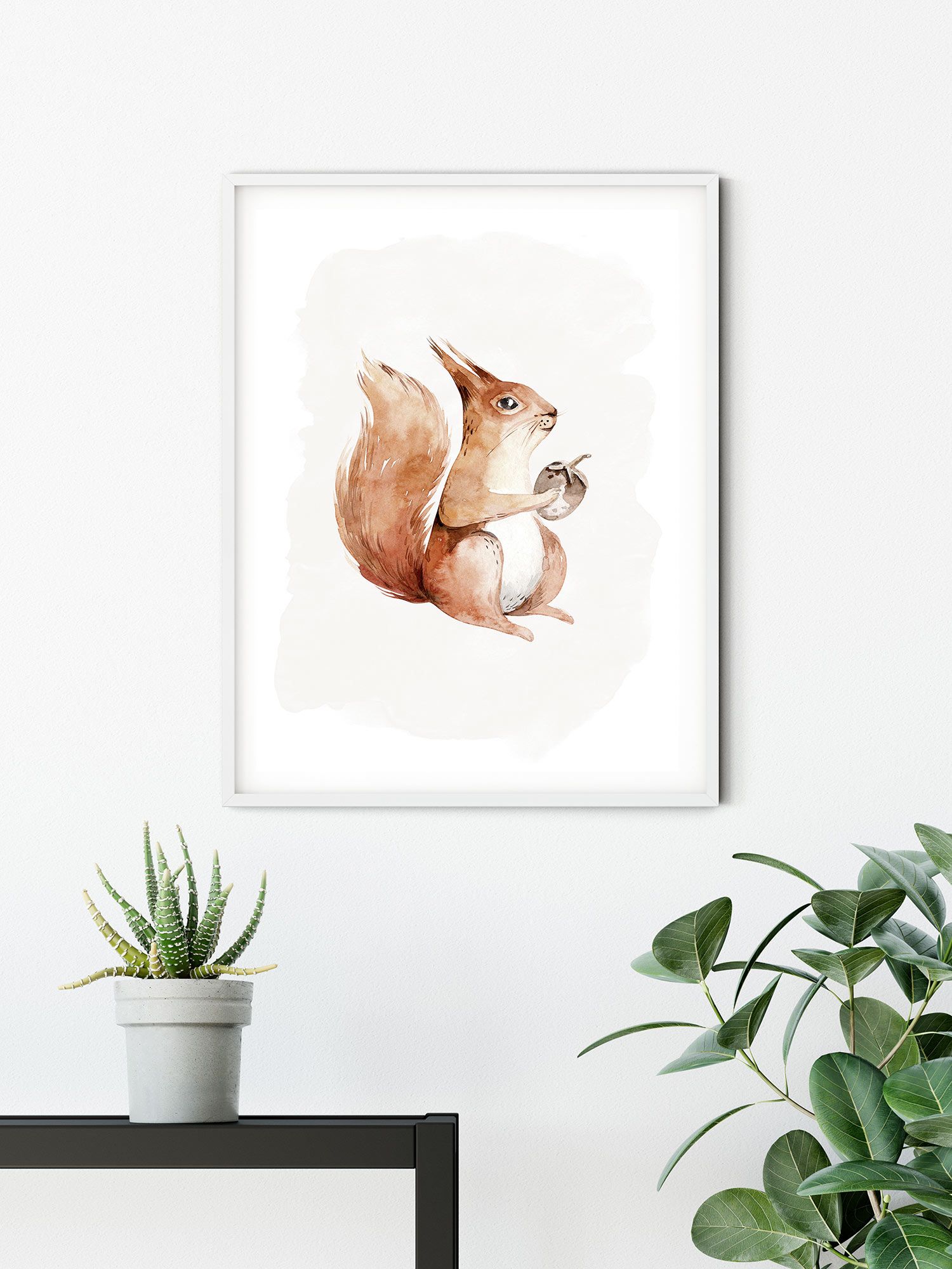 Komar Wandbild - Hungry Squirrel - Größe: 50 x 70 cm