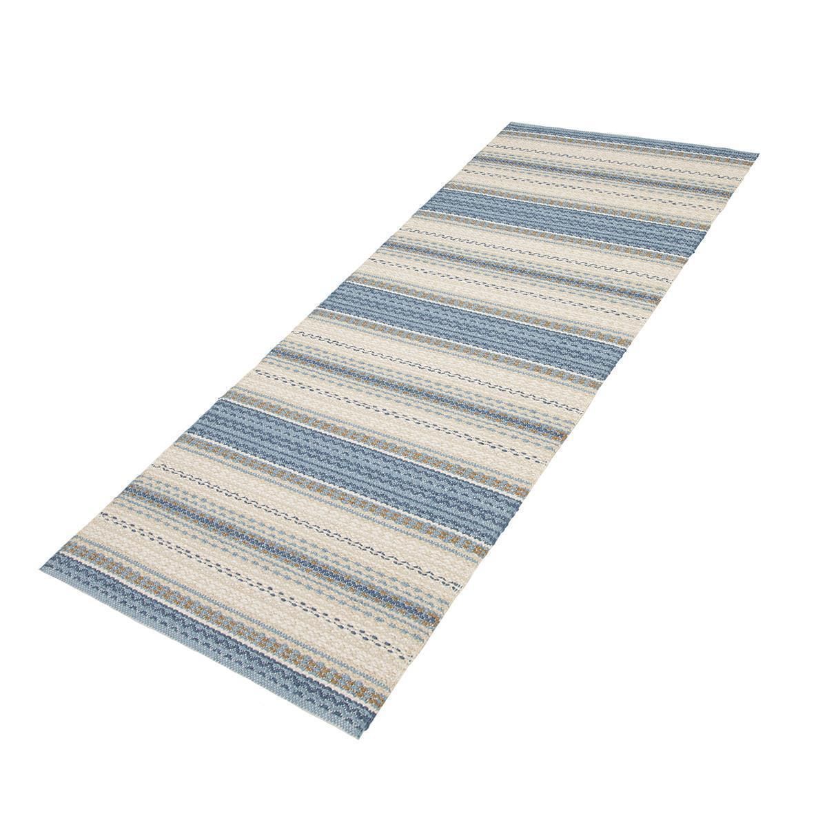 Teppich Swedy MALVA V3 Himmelblau-Beige - 60 cm x 90 cm