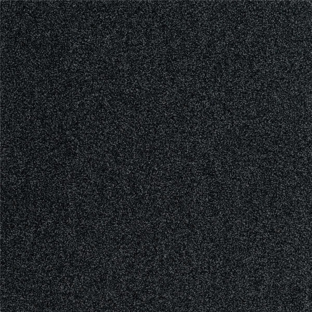 Teppichfliesen 50 x 50 cm NIZZA SL Saxony-Velours Dunkelgrau 760 uni