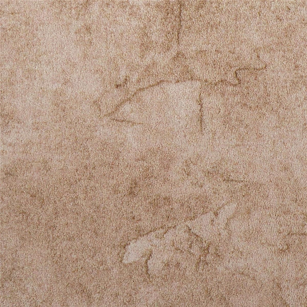 Teppichfliesen 25 x 100 cm selbsthaftend Infloor-Girloon Coronado Beige 002 gemustert