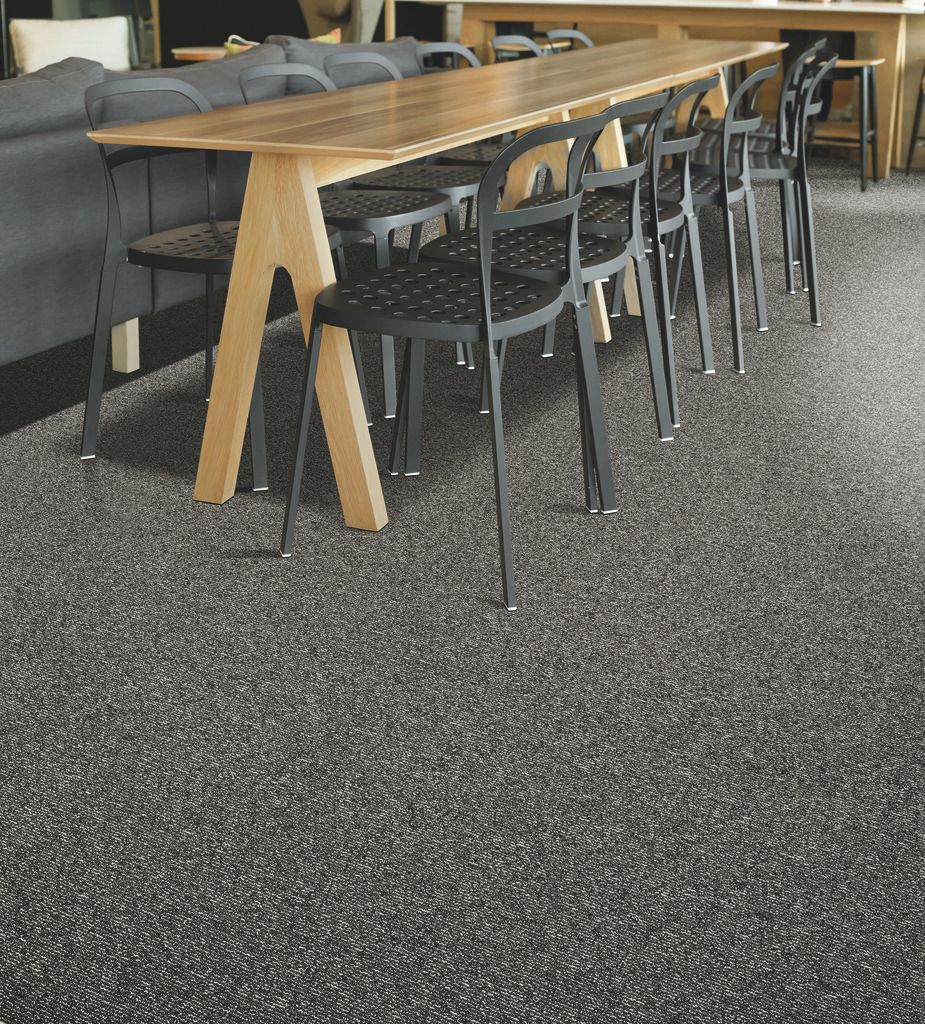 Teppichboden Vorwerk Essential 1036 STRADA Schlinge Grau 5W38 - Rollenbreite 400 cm