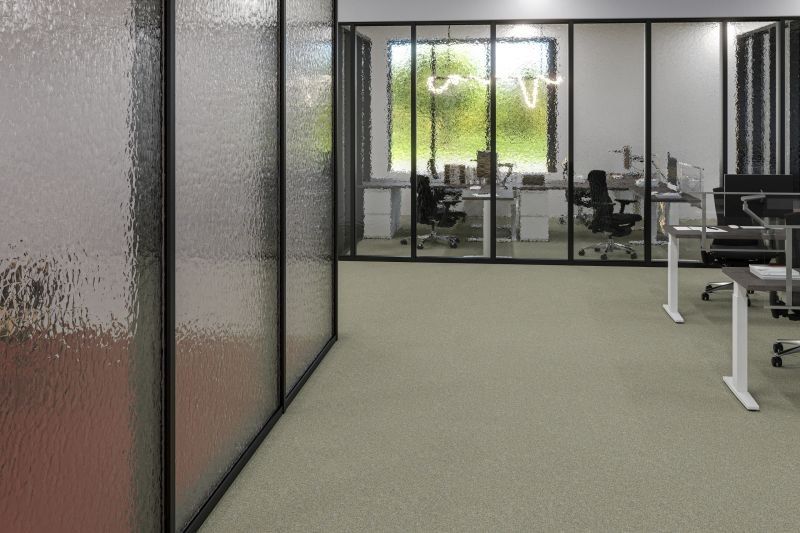 Teppichboden Nadelvlies STRONG COMPACT 926 Schwarz 181 - Rollenbreite 200 cm