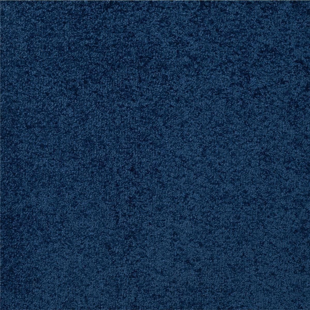 Teppichfliesen 50 x 50 cm CAPRI SL Velours Blau 180 uni