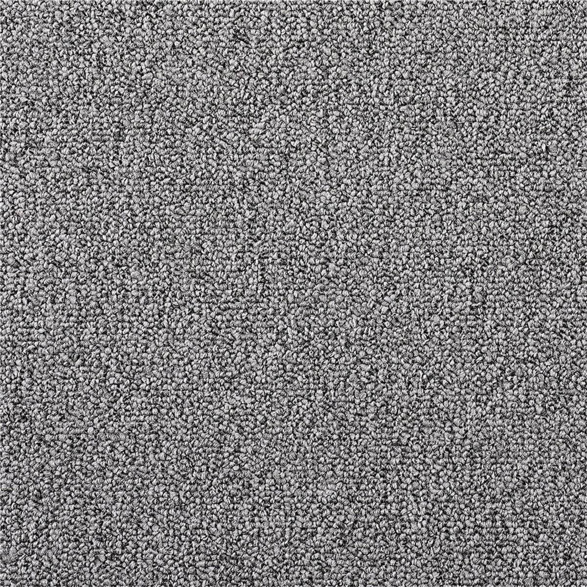Teppichboden Infloor-Girloon Compact Schlinge Grau 545 meliert - Rollenbreite 400 cm
