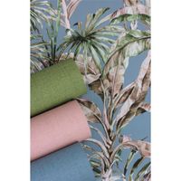 Tapete Nature Botanical Vinyltapete Blaugrau versetzter Ansatz 53 cm x 10,05 m