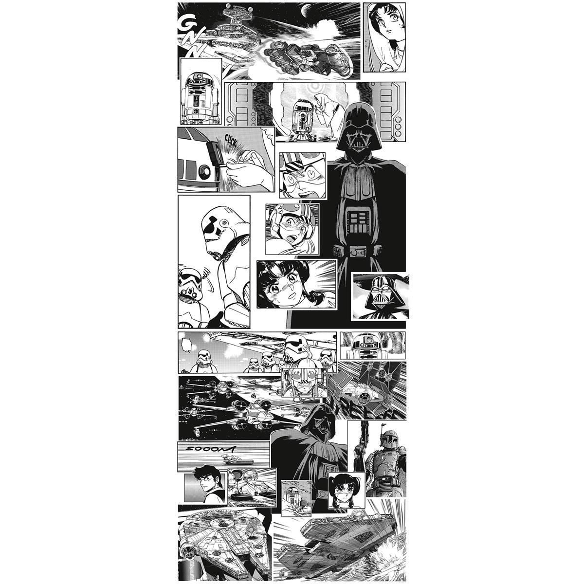 Vlies Fototapete - Star Wars Manga Madness - Größe 100 x 250 cm