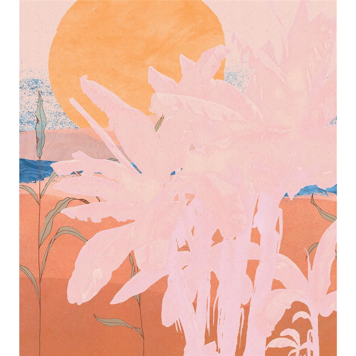 Vlies Fototapete - Platanos Pink - Größe 250 x 280 cm
