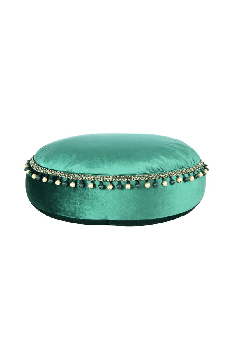 Pouf Taj Mahal 425 Grün - 65 cm (L) x 65 cm (B) x 25 cm (H)