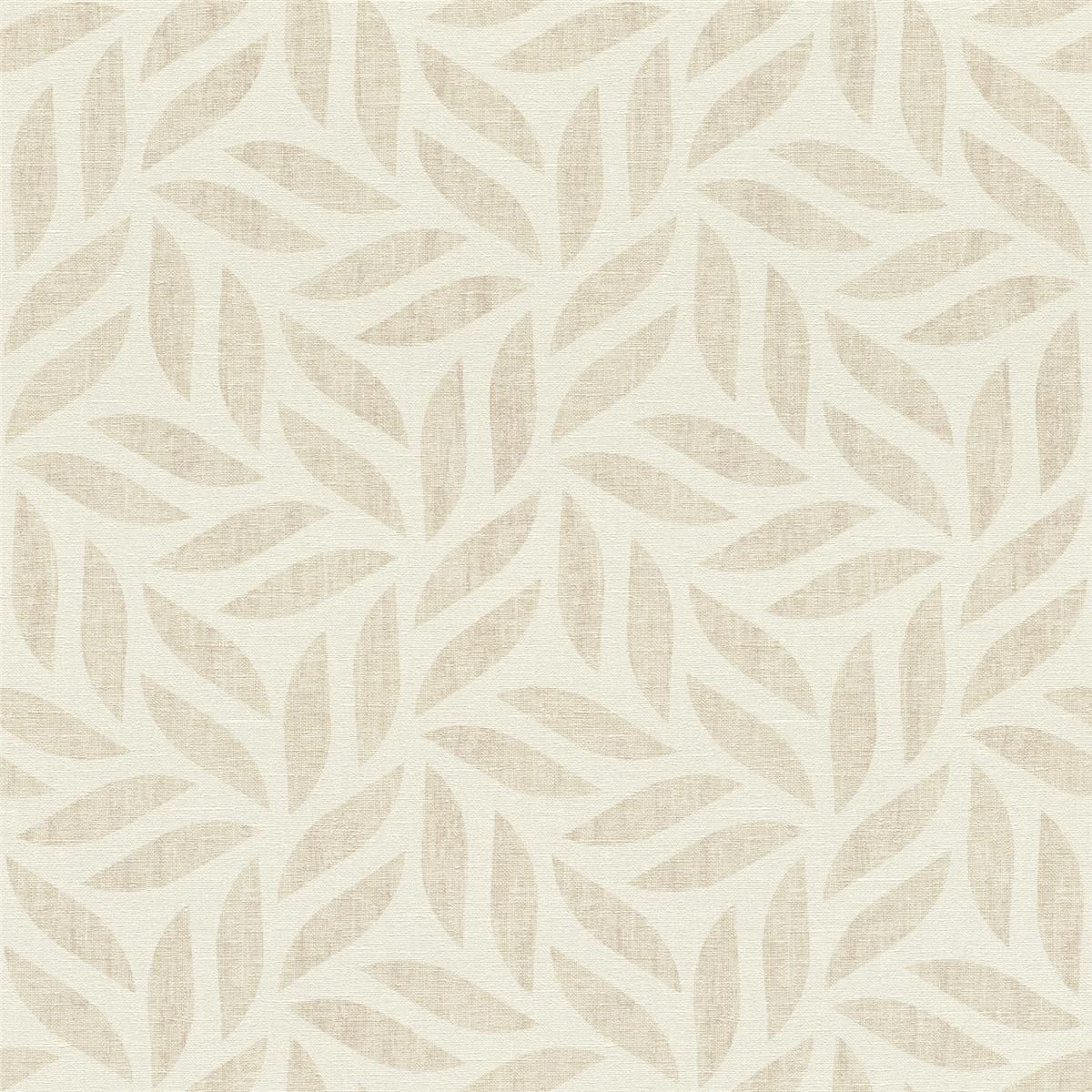 Tapete Culture Floral Vinyltapete Hellbeige gerader Ansatz 53 cm x 10,05 m