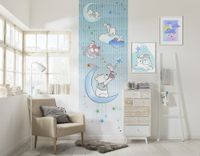 Vlies Fototapete - Winnie the Pooh Piglet and Stars - Größe 100 x 280 cm