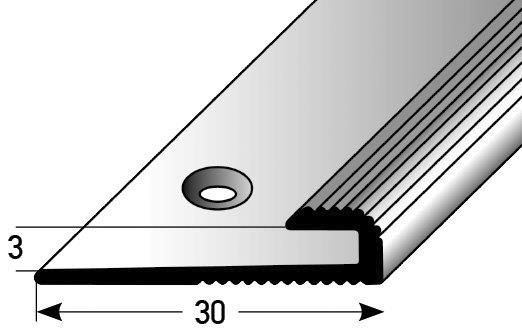 Einschubprofil 3 mm silberfarbig 467281 270cm 270 x 3 cm