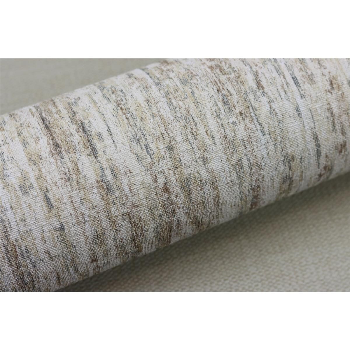 Tapete Basic universell Vinyltapete Leinen ansatzfrei 53 cm x 10,05 m