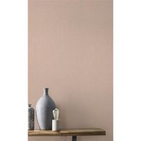 Tapete Basic universell Vinyltapete Rotbeige ansatzfrei 53 cm x 10,05 m