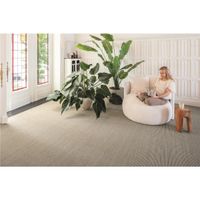 Teppichboden Tasibel City Stripe 1286/0060 Anthrazit 100 % Sisal - Rollenbreite 400 cm