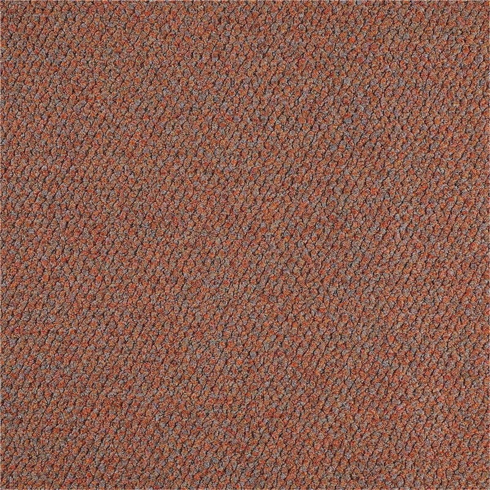 Teppichfliesen 25 x 100 cm selbsthaftend INFLOOR-GIRLOON Coin Braun 700 meliert