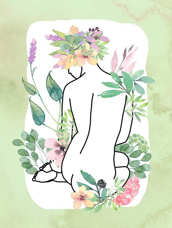 Komar Wandbild - Vita Pura  - Größe: 30 x 40 cm