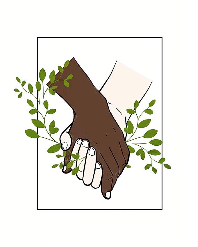 Komar Wandbild - Loving people  - Größe: 40 x 50 cm
