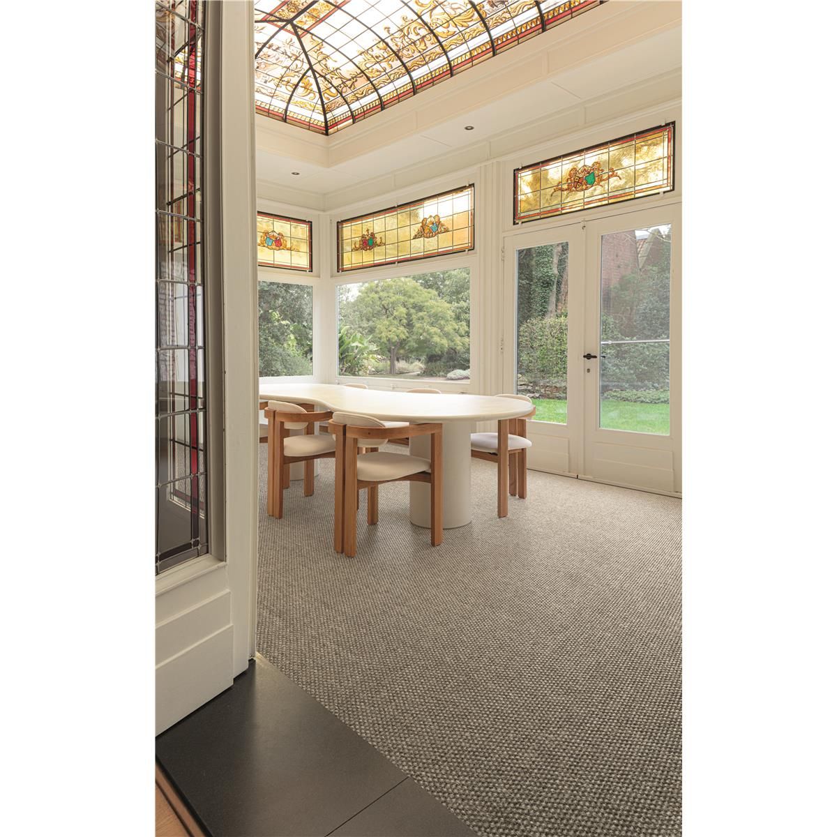 Teppichboden Tasibel Allegro 2804 Braun 100 % Sisal - Rollenbreite 400 cm
