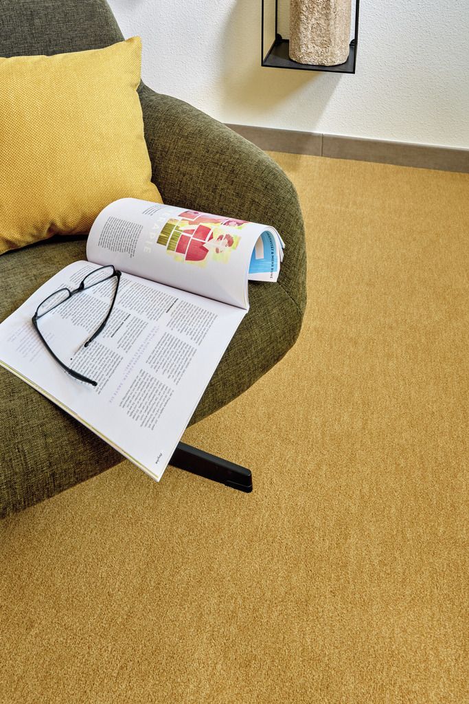 Teppichboden Vorwerk Passion 1002 NUTRIA MELANGE Velours Braun 7H80 - Rollenbreite 500 cm