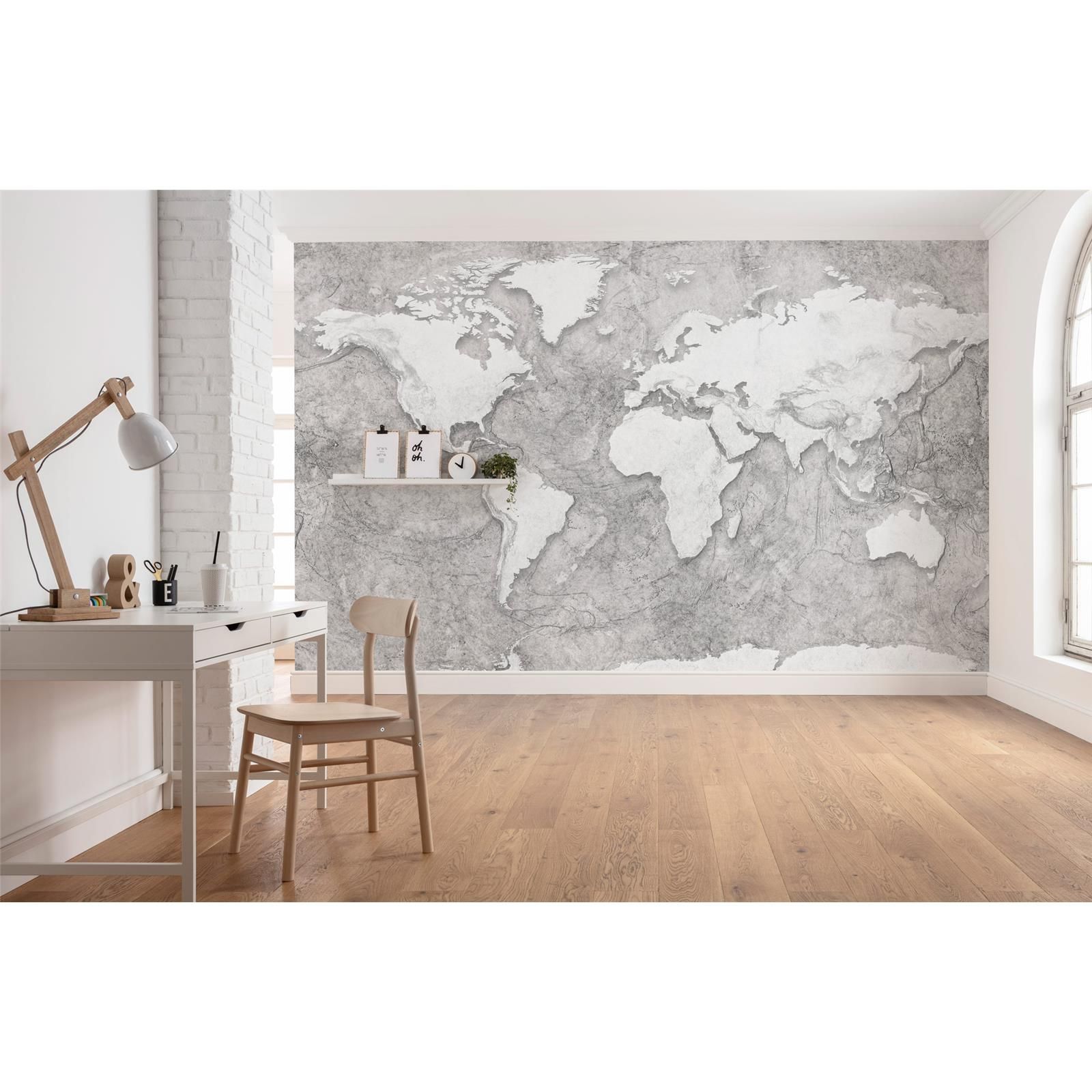 Vlies Fototapete - World Relief  - Größe 350 x 250 cm