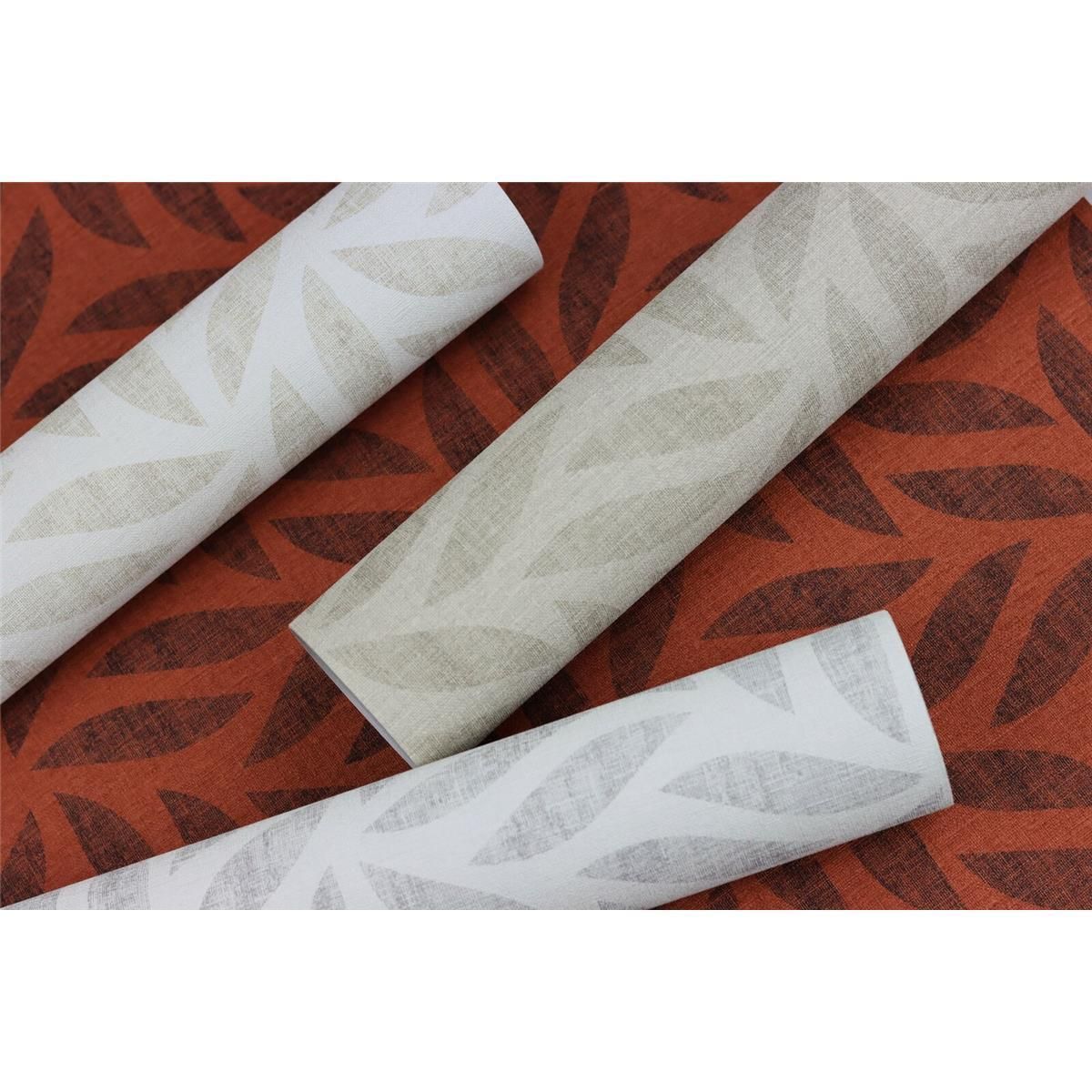 Tapete Culture Floral Vinyltapete Hellbeige gerader Ansatz 53 cm x 10,05 m