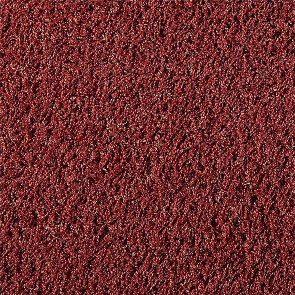 Teppichboden Infloor-Girloon Cottel Shag/Langflor Rot 140 meliert - Rollenbreite 200 cm