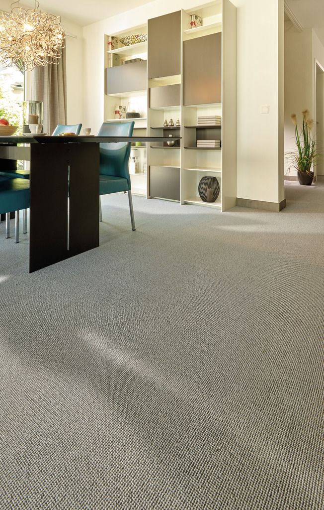 Teppichboden Vorwerk Passion 1005 RUSTICA Schlinge Schwarz 9H54 - Rollenbreite 500 cm