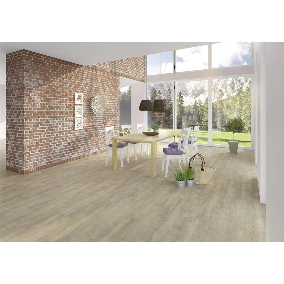 Designboden Dryback 2823 Vanilla Oak - Planke 18,42 cm x 121,92 cm - Nutzschichtdicke 0,4 mm