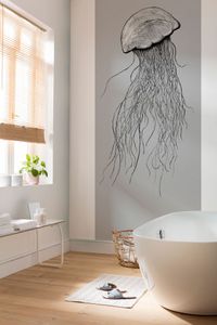 Vlies Fototapete - Jellyfish Panel - Größe 100 x 250 cm