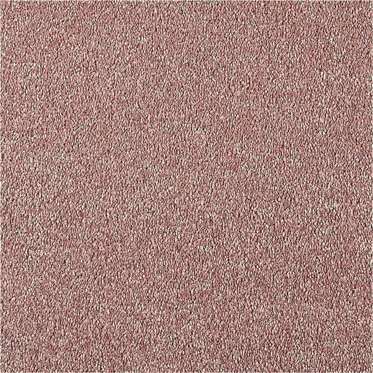 Teppichfliesen 25 x 100 cm selbsthaftend INFLOOR-GIRLOON Chill-Wave-MO Rose 121 uni