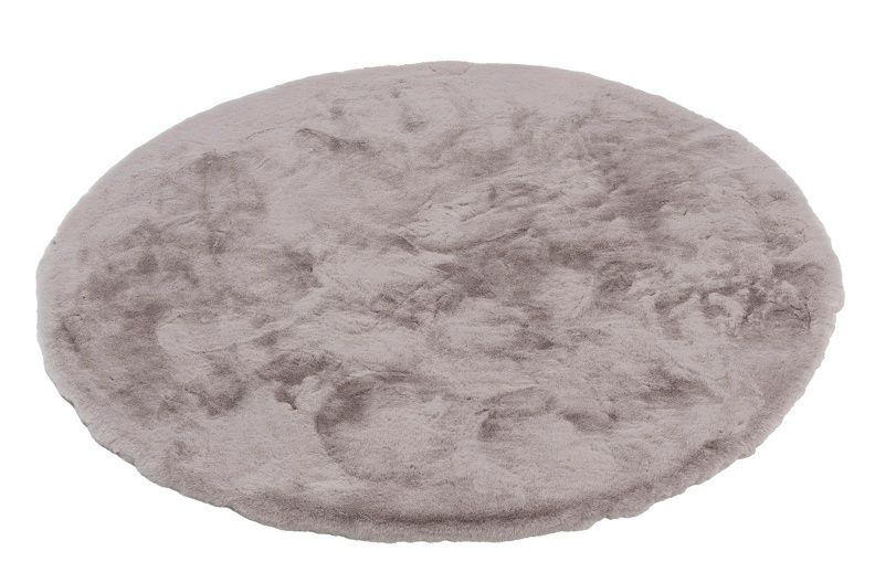 Teppich TENDER Rund Taupe - Ø 120 cm