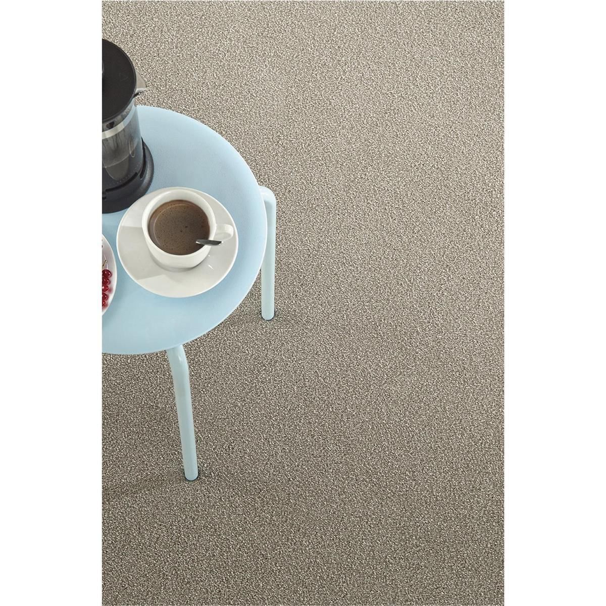 Teppichboden Lano Sweet Elegance Touch Down 850 Mondschatten - Rollenbreite 500 cm