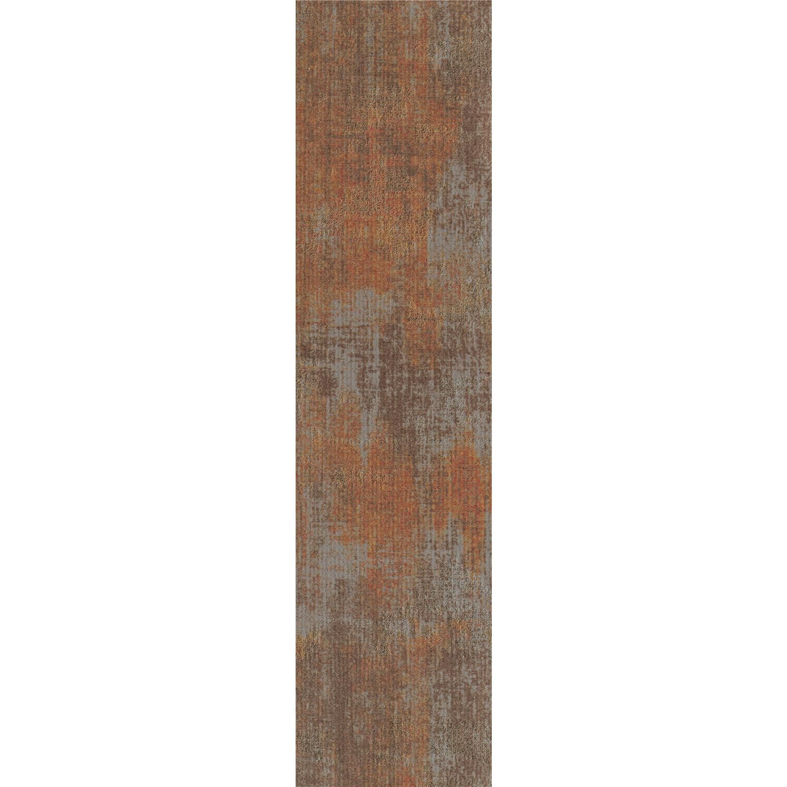 Teppichfliesen 25 x 100 cm selbsthaftend Infloor-Girloon Switch Braun 014-230 gemustert