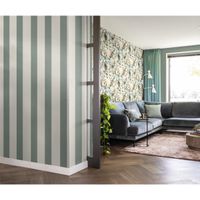 Tapete Modern universell Vinyltapete Hell Blaugrau ansatzfrei 53 cm x 10,05 m