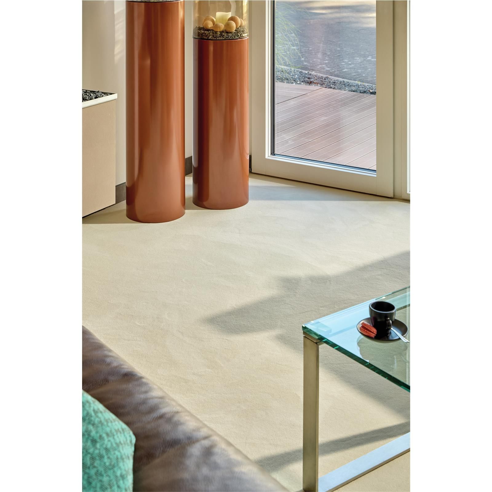 Teppichboden Vorwerk Passion 1000 MODENA Velours Braun 7H86 - Rollenbreite 500 cm