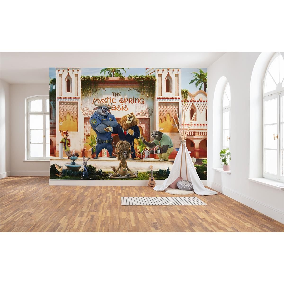 Vlies Fototapete - Zoomania - Größe 350 x 250 cm