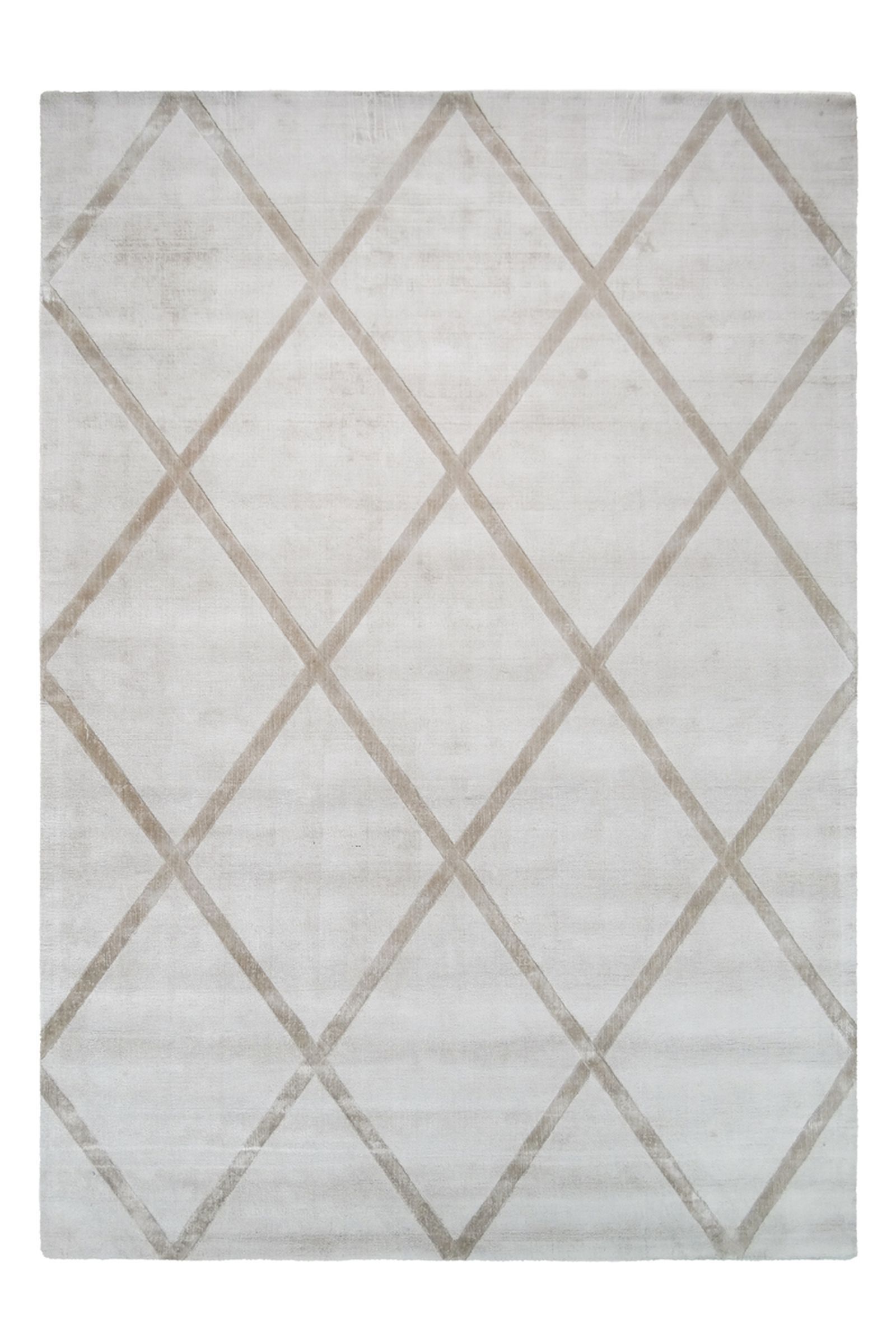 Teppich Luxury 210 Elfenbein / Taupe 80 cm x 150 cm