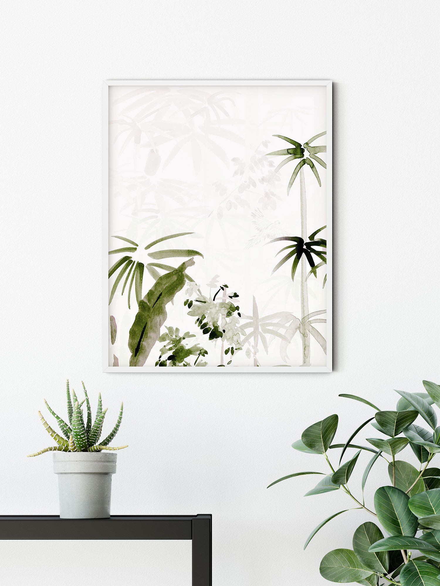 Komar Wandbild - Bamboo Drawing - Größe: 50 x 70 cm