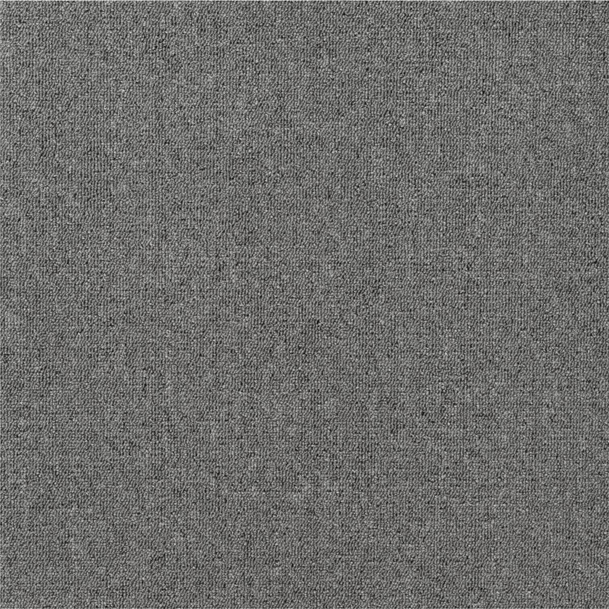 Teppichfliesen 50 x 50 cm JERSEY SL Schlinge Grau 740 uni