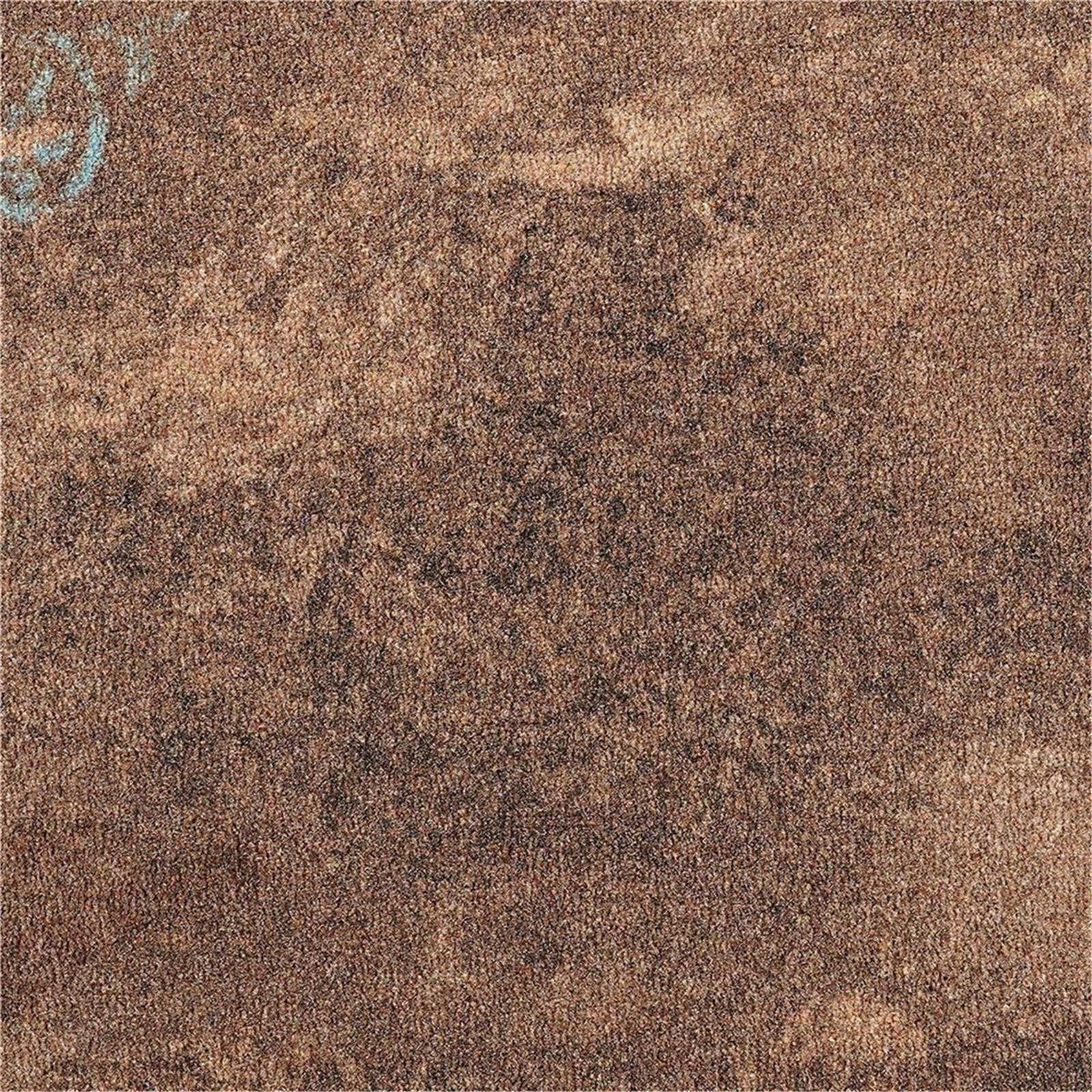 Teppichboden INFLOOR-GIRLOON Coronado Velours Braun 029 gemustert - Rollenbreite 400 cm