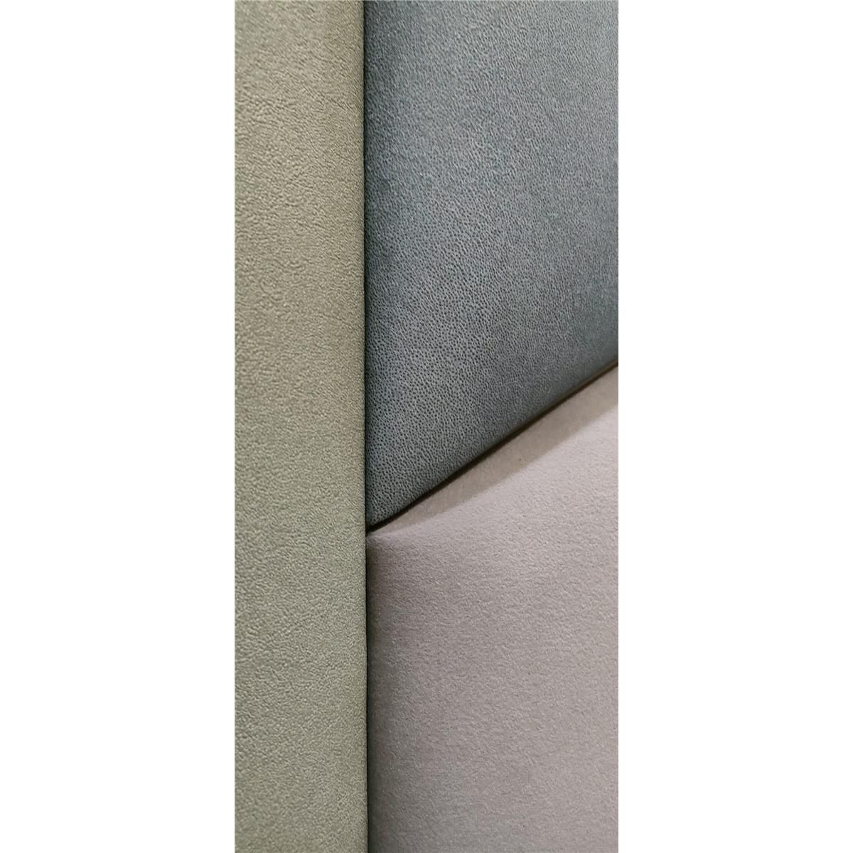 Polster Paneel-Set Loft aus Holz und Textilien 7-teilig gepolsterte Paneele Glastöne 120 cm x 60 cm