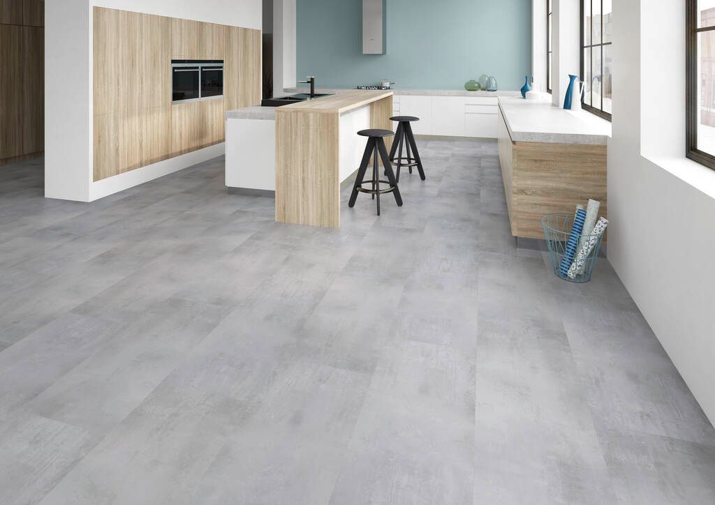 Designboden Fliese 303,1 mm x 607,2 mm DESIGN 330 Click 865P Bright Concrete - Nutzschichtdicke 0,4 mm