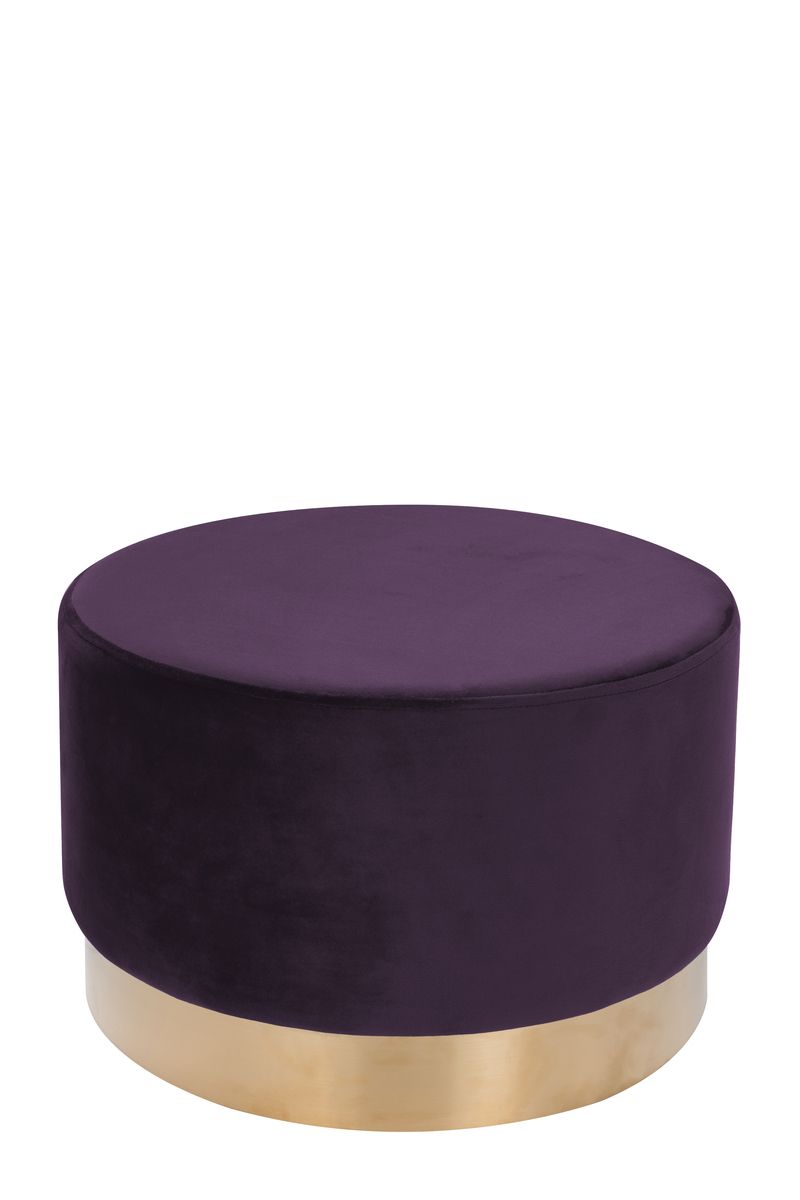 Hocker Nano 510 Violett - 55 cm (L) x 55 cm (B) x 43 cm (H)