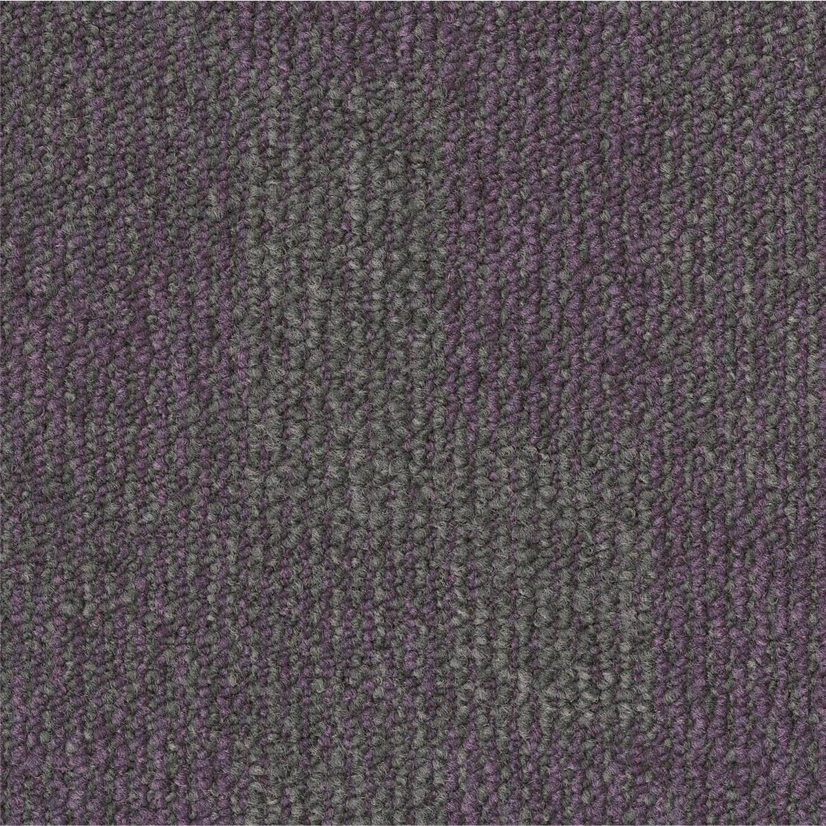 Teppichfliesen 50 x 50 cm Schlinge strukturiert Essence Maze AA93 3821 Lila Geometrisch