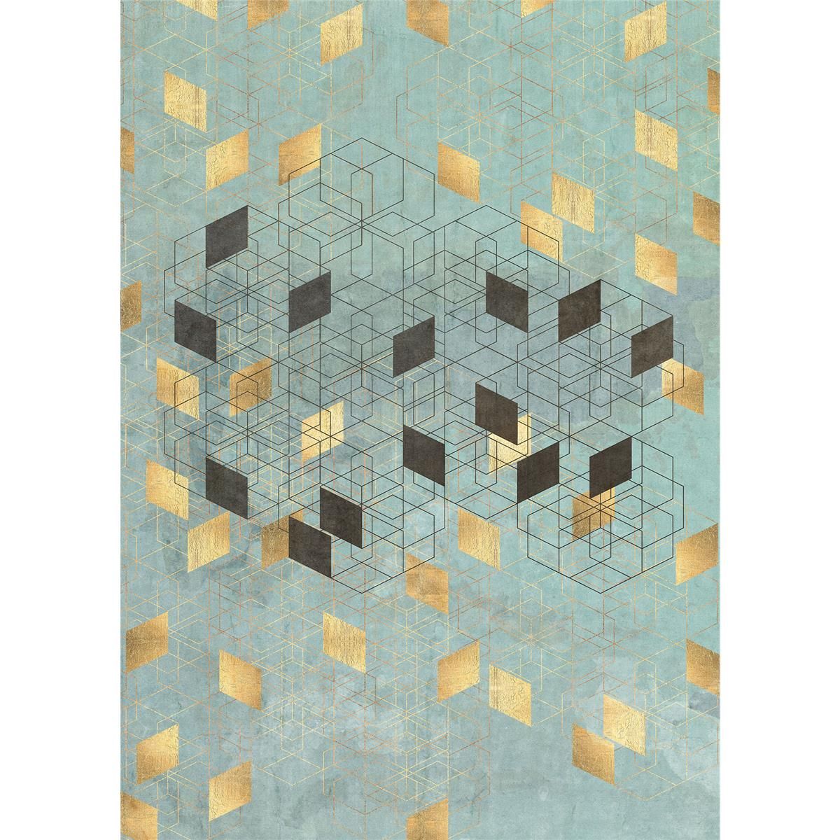 Vlies Fototapete - Plaqué Or - Größe 200 x 280 cm